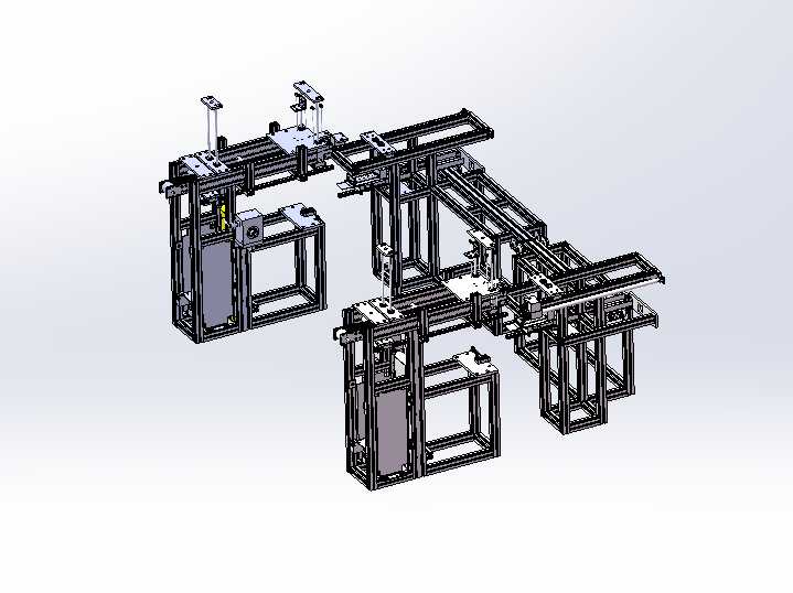 成型零件输送机装机